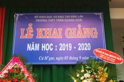 Trường THPT Trần Quang Khải: Náo nức khai giảng năm học mới