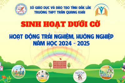 HOẠT ĐỘNG TRẢI NGHIỆM, HƯỚNG NGHIỆP CHỦ ĐỀ “KHÁM PHÁ BẢN THÂN”